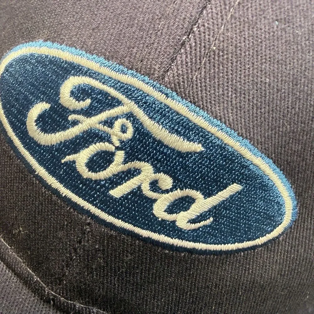 FORD Dealership Baseball Cap Hat Blue 100% Cotton Adjustable Strapback EUC